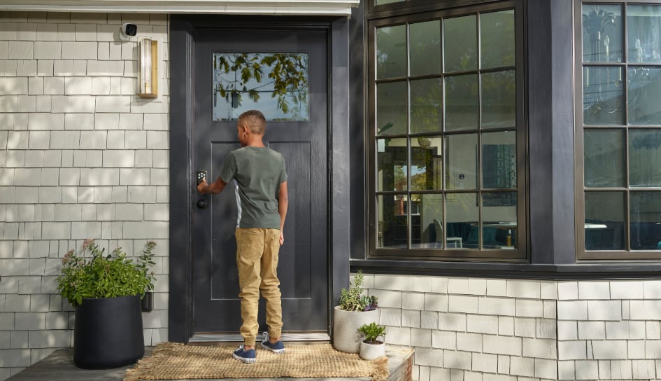 Vivint Smart Lock on home in Dayton