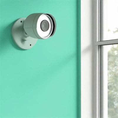 Dayton vivint camera facing a window